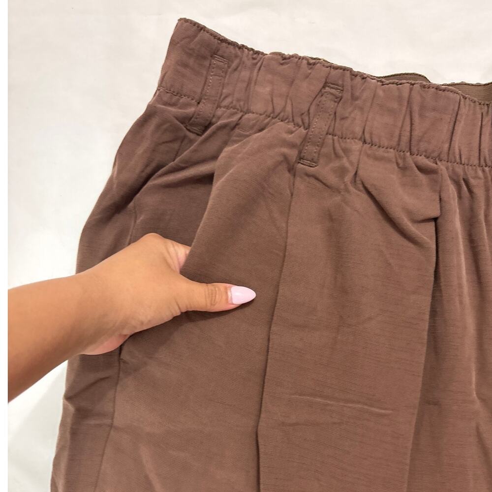 Free People XL Nothin to Say Pleated Trouser Pants Wide Leg Capsule Wardobe - Picture 3 of 9